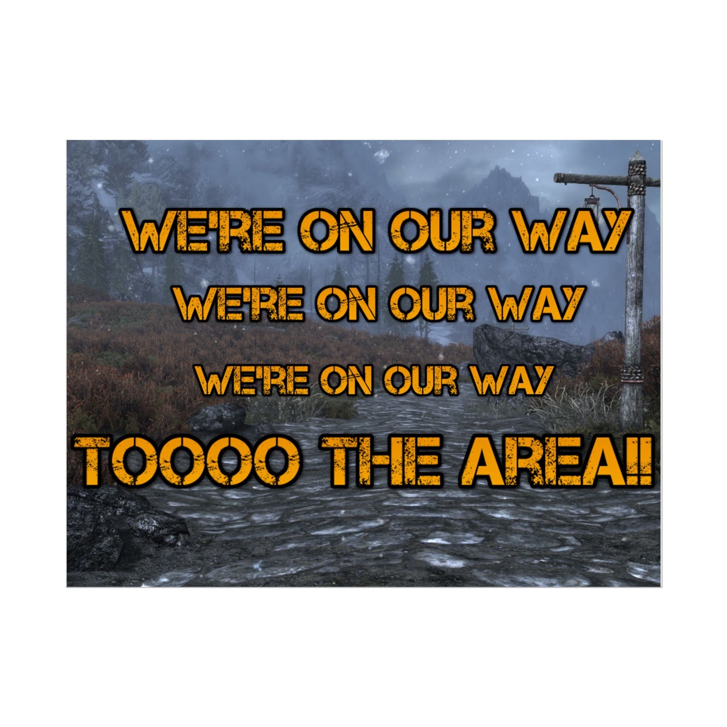 We're on our way Poster!!