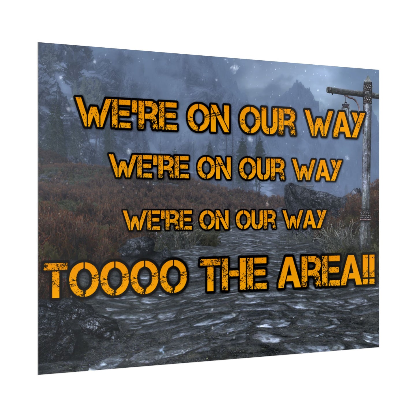 We're on our way Poster!!